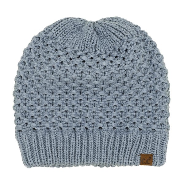 C.C HTE0172
Cross Cell Stitch Knit Beanie 

- 100% Acrylic 
- One Size Fits Most
