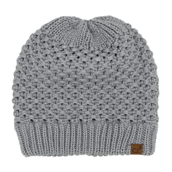 C.C HTE0172
Cross Cell Stitch Knit Beanie 

- 100% Acrylic 
- One Size Fits Most