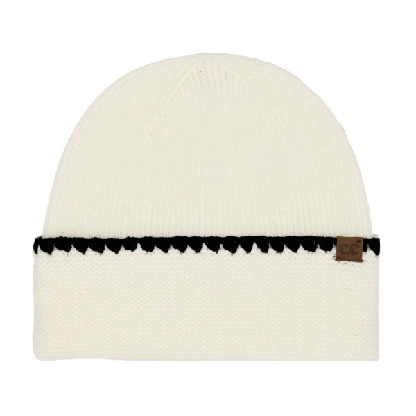 C.C HTE0174
Stitch Cuff Beanie

- 47% Rayon / 31% Polyester / 22% Nylon
- One Size Fits Most
