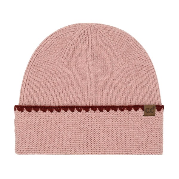 C.C HTE0174
Stitch Cuff Beanie

- 47% Rayon / 31% Polyester / 22% Nylon
- One Size Fits Most
