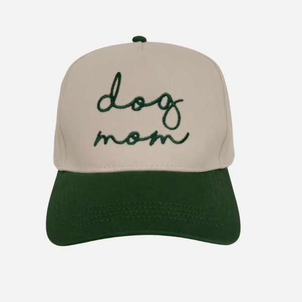 "dog mom" Embroidered Two Tone Baseball Cap

- One Size Fits Most
- Snap Back Closure
- 100% Cotton