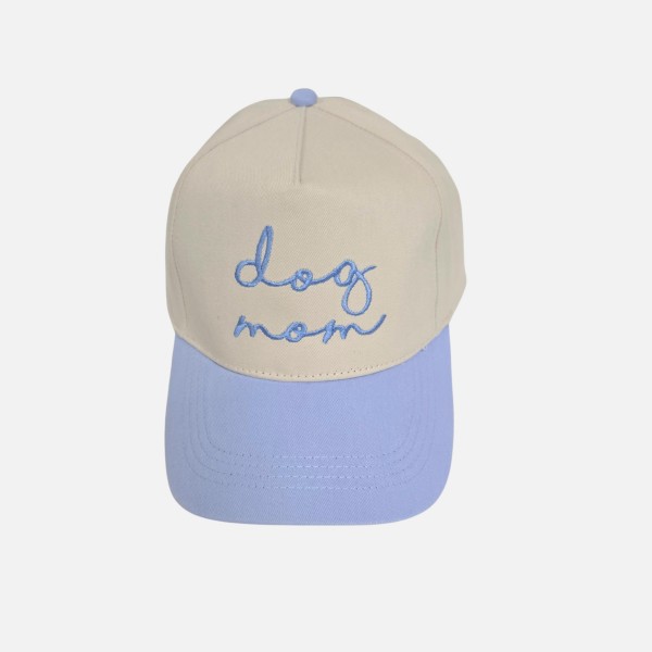 "dog mom" Embroidered Two Tone Baseball Cap

- One Size Fits Most
- Snap Back Closure
- 100% Cotton