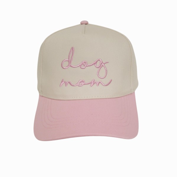 "dog mom" Embroidered Two Tone Baseball Cap

- One Size Fits Most
- Snap Back Closure
- 100% Cotton