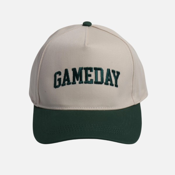 'GAMEDAY' Embroidered Two Tone Baseball Cap

- One Size Fits Most
- Snap Back Closure
- 100% Cotton