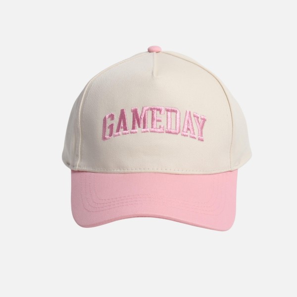 'GAMEDAY' Embroidered Two Tone Baseball Cap

- One Size Fits Most
- Snap Back Closure
- 100% Cotton