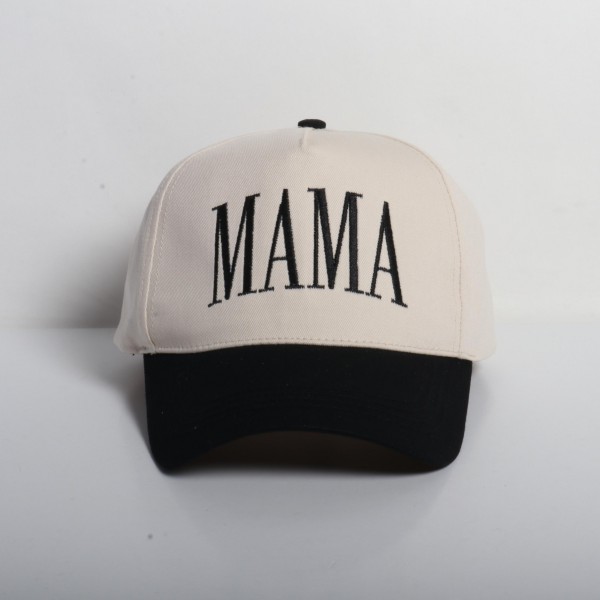 Wholesale mAMA Embroidered Two Baseball Cap One Fits Most Snap Back Closure Cot