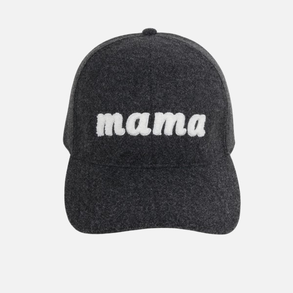 Chenille Patch "mama" Felt Baseball Cap 

- One Size Fits Most
- Velcro Closure
- 100% Polyester