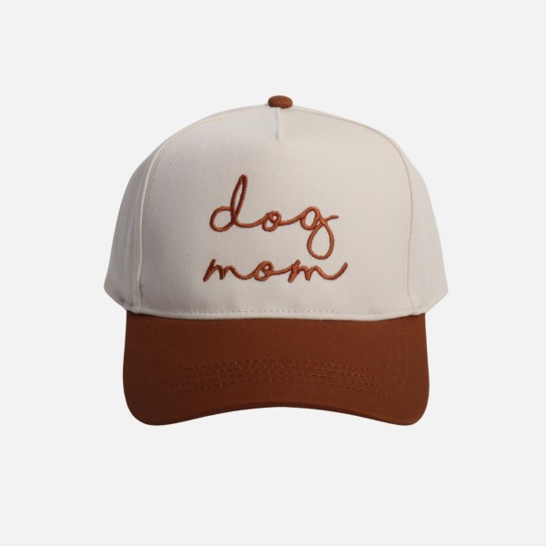"dog mom" Embroidered Two Tone Baseball Cap

- One Size Fits Most
- Snap Back Closure
- 100% Cotton