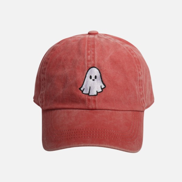  Embroidered Ghost Baseball Cap

- One Size Fits Most
- Slide Buckle Adjustment
- 100% Cotton
