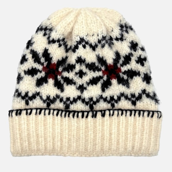 Do Everything In Love Fuzzy Knit Nordic Cuff Beanie 
- One Size Fits Most 
- 100%