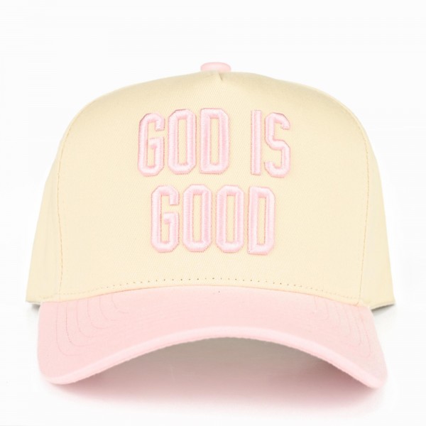 C.C TCM0093
Two Tone "GOD ID GOOD" Canvas Embroidered Baseball Cap

- Snap Back Closure
- One Size Fits Most
- 100% Cotton