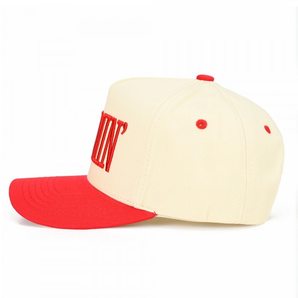 C.C TCM0073
Two Tone "MOMMIN'" Canvas Embroidered Baseball Cap

- Snap Back Closure
- One Size Fits Most
- 100% Cotton