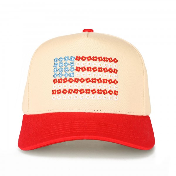 C.C TCM0090
Two Tone Canvas Embroidered Flower Flag Baseball Cap

- Snap Back Closure
- One Size Fits Most
- 100% Cotton