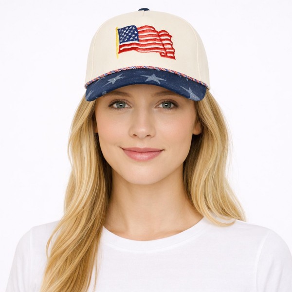 Do Everything In Love American Flag Patch Embroidered Americana Baseball Cap

- One Size Fits Most
- Snap Back Closure
- 100% Cotton