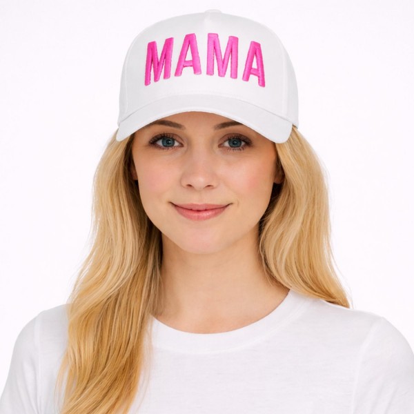 Do Everything In Love "MAMA" 3-D Embroidered Baseball Cap

- One Size Fits Most
- Snap Back Closure
- 100% Cotton
