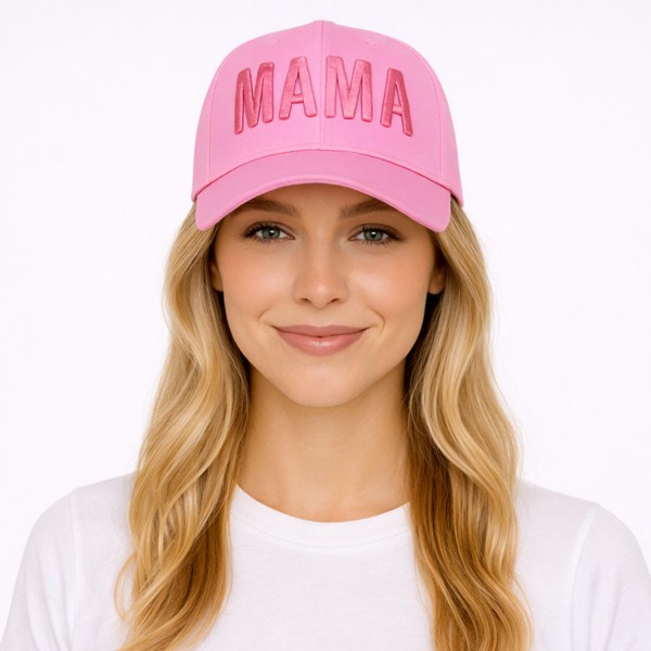 Do Everything In Love "MAMA" 3-D Embroidered Baseball Cap

- One Size Fits Most
- Snap Back Closure
- 100% Cotton