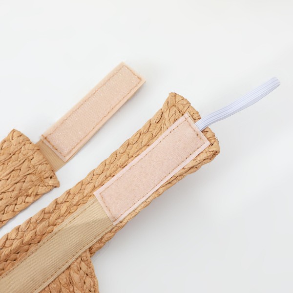 Straw Sun Visor Hat 

- One Size Fits Most 
- 100% Paper 