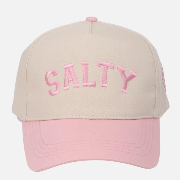 Two Tone "SALTY" Embroidered Baseball Cap With Palm Tree Details 

- Snap Back Closure
- One Size Fits Most
- 100% Cotton