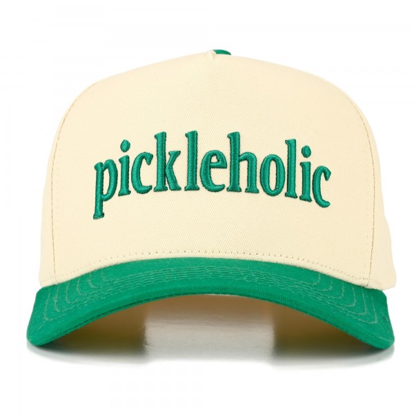 TCM0216
"Pickleholic" Embroidered Two Tone Baseball Cap

- One Size Fits Most
- Snap Back Closure
- 100% Cotton


