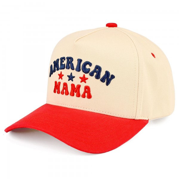 TCM0223
"AMERICAN MAMA" Embroidered Camo Baseball Cap

- One Size Fits Most
- Snap Back Closure
- 100% Cotton