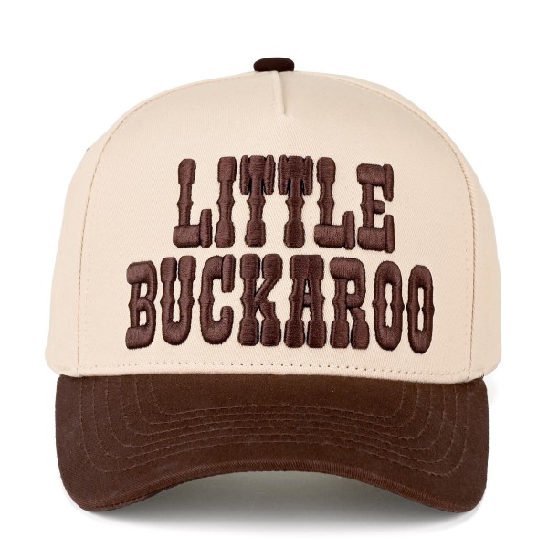 C.C KD-TCM0047
Two Tone "Little Buckaroo'" Canvas Embroidered Baseball Cap

- Snap Back Closure
- One Size Fits Most
- 100% Cotton