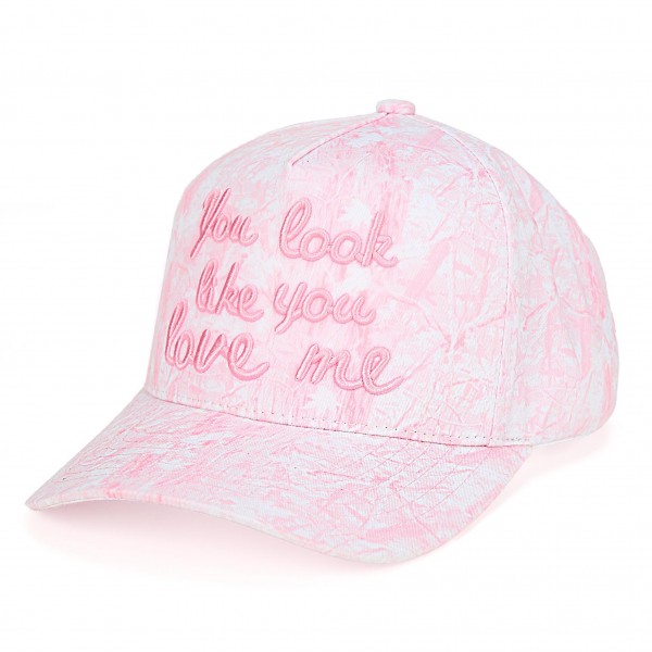 C.C TCM0052
"You Look Like You Love Me" Embroidered Three Tone baseball Cap 

- One Size Fits Most 
- Snap Back Closure 
- 100% Cotton 