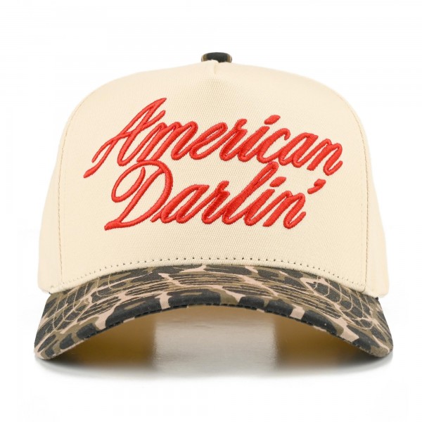 TCM0246
"American Darlin'" Embroidered Two Tone Baseball Cap

- One Size Fits Most
- Snap Back Closure
- 100% Cotton