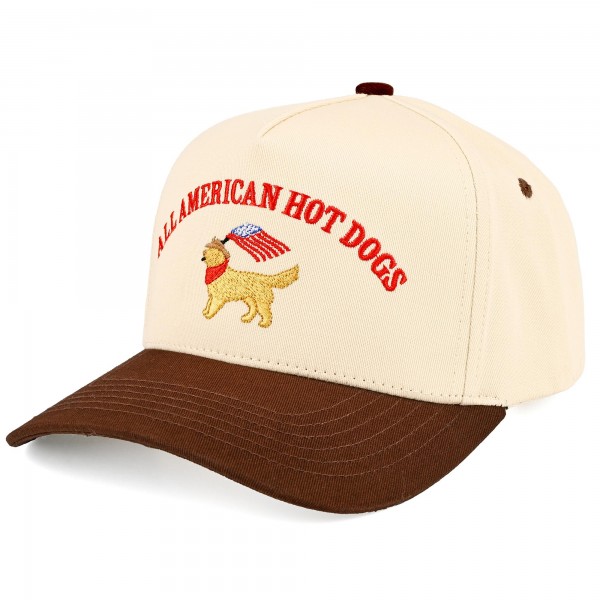 TCM0249
"ALL AMERICAN HOT DOGS" Embroidered Two Tone Baseball Cap

- One Size Fits Most
- Snap Back Closure
- 100% Cotton