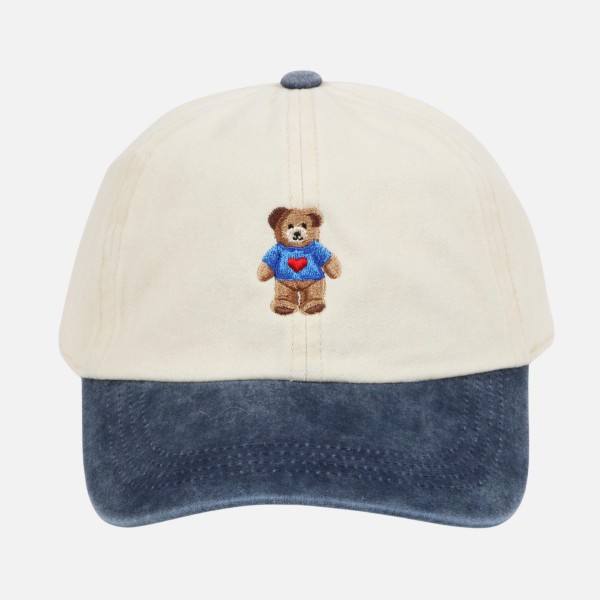 Teddy Bear In Heart Shirt Embroidered Two Tone Baseball Cap

- One Size Fits Most
- Slide Buckle Adjustment
- 100% Cotton