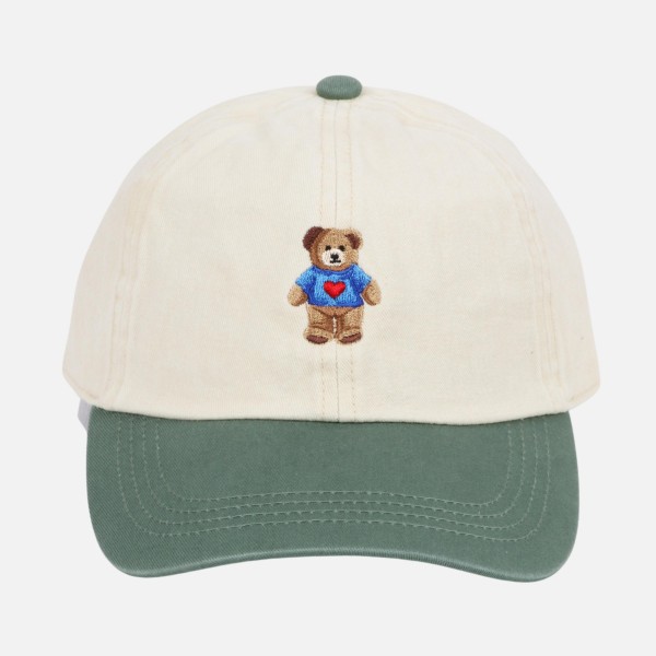Teddy Bear In Heart Shirt Embroidered Two Tone Baseball Cap

- One Size Fits Most
- Slide Buckle Adjustment
- 100% Cotton