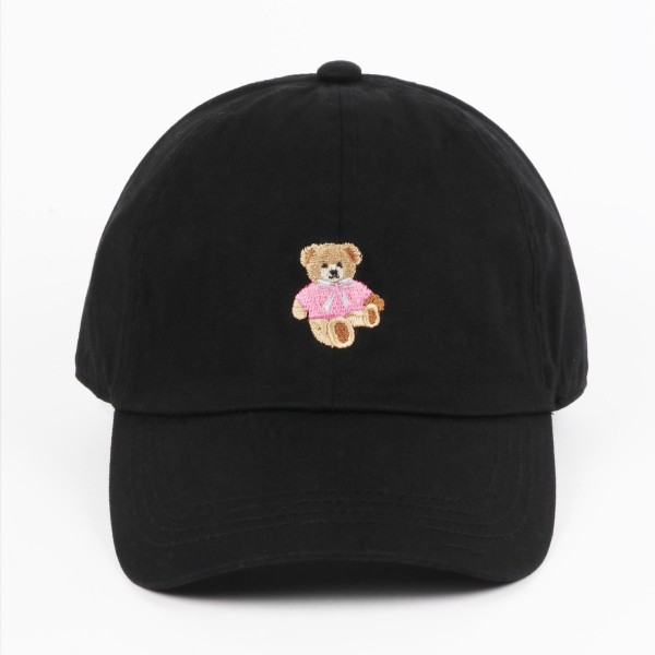 Teddy Bear In Bow Sweater Embroidered Baseball Cap

- One Size Fits Most
- Slide Buckle Adjustment
- 100% Cotton