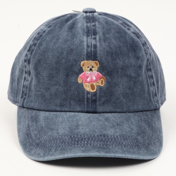Teddy Bear In Bow Sweater Embroidered Baseball Cap

- One Size Fits Most
- Slide Buckle Adjustment
- 100% Cotton