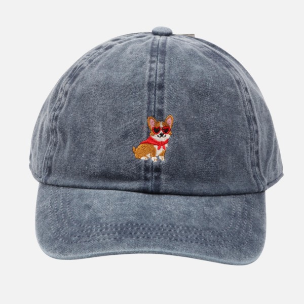 Corgi Embroidered Baseball Cap

- One Size Fits Most
- Slide Buckle Adjustment
- 100% Cotton