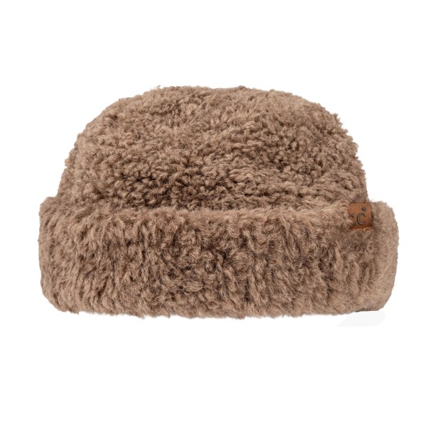 Fluffy Sherpa Roll Brim Hat covered in a plush, curly sherpa texture from crown to cuff for a cozy, cloud soft look. The rounded shape and rolled brim sit comfortably over the ears and add instant texture to coats, puffers, and chunky knits. Perfect for ski trips, holiday markets, cold commutes, and weekend brunch. Sherpa accessories are trending all winter, making this hat an easy impulse buy and a sweet gift.