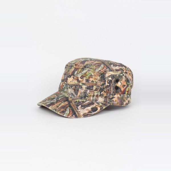 Camo Print Cadet Cap

- One Size Fits Most
- Elastic Back
- 100% Cotton