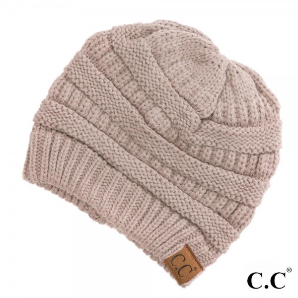 C.C Hat-20A 
Solid Ribbed Beanie "The Original" Beanie.

- One size fits most
- 100% Acrylic
- Matches C.C YJ-847, HW-21, MB-20A, and G-20 