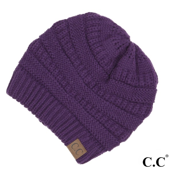 Wholesale c C Hat Solid Ribbed Beanie Original Beanie One Acrylic Matches C C YJ