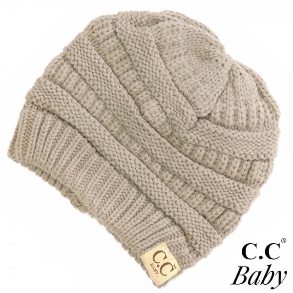 C.C Baby-847
Baby Solid Knit Beanie

- 100% Acrylic
- One size fits most Babies