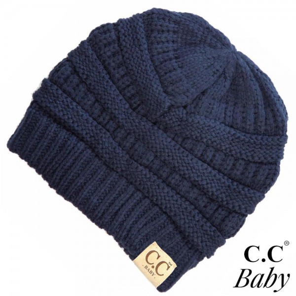 C.C Baby-847
Baby Solid Knit Beanie

- 100% Acrylic
- One size fits most Babies