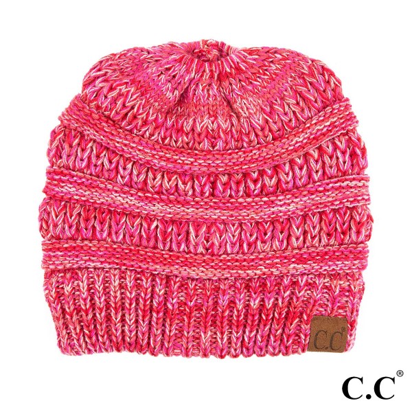 Wholesale c C MB Multi Color Beanie Tail Hat One Fits Most Elastic Band Beanie O