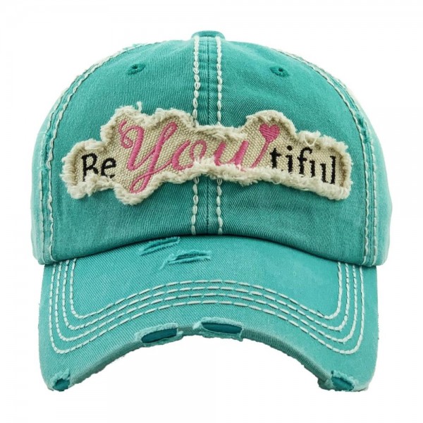 Wholesale beYoutiful embroidered vintage distressed baseball cap One fits most