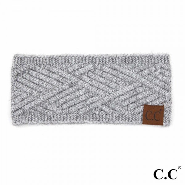 Wholesale c C HW Diagonal Stripe Criss Cross Knit Pattern Head Wrap One fits mos