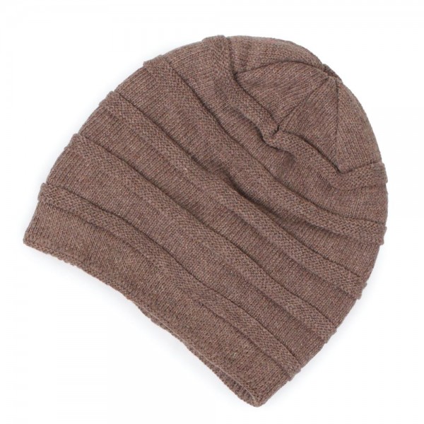 Solid Ribbed Knit Beanie Featuring Faux Fur Lining.

- Faux Fur Lined
- One size fits most Adults
- 100% Acrylic