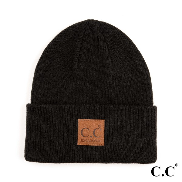 C.C HTM-1
Classic Beanie With Big Brown C.C Logo

- One Size Fits Most
- 100% Acrylic