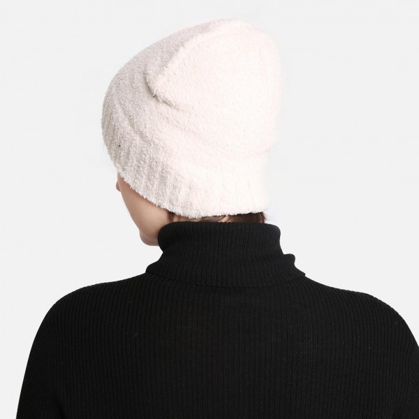 Solid Comfy Luxe Beanie. 

- 100% Polyester 
- One Size Fits Most 