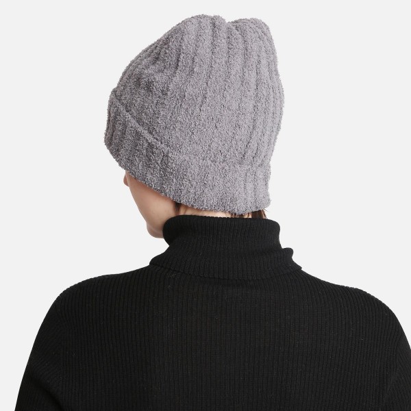 Solid Print Comfy Luxe Beanie 

- One Size Fits Most 
- 100% Polyester 
