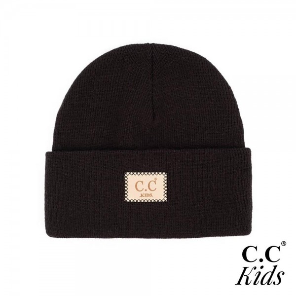 C.C KIDS-HTM-1
Classic Rib Kids Beanie With C.C Suede Patch
- One Size Fits Most
- 100% Acrylic