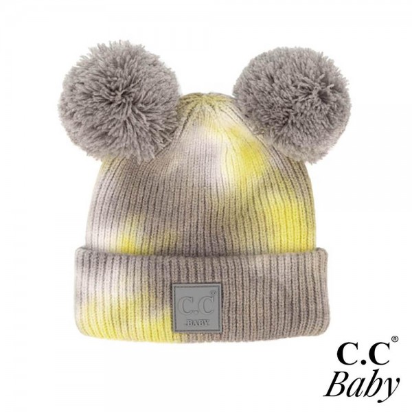 C.C BABY-7380-POMPOM
Tie-Dye Knit Baby Beanie with Double Poms

- 52% Viscose / 28% Polyester / 20% Nylon
- One Size