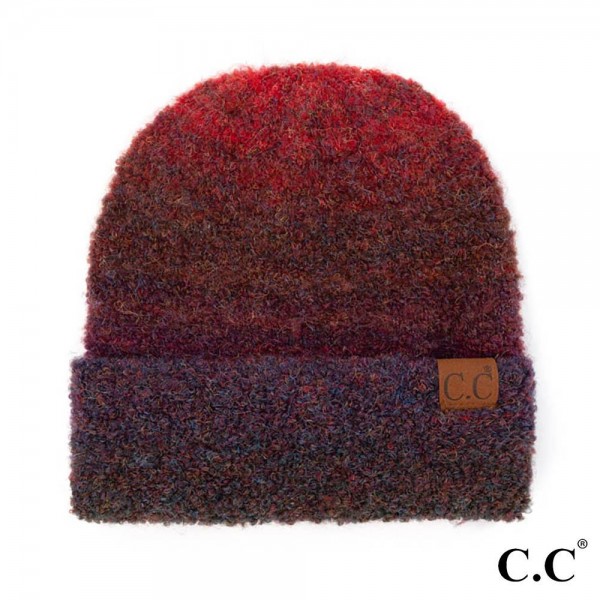 Wholesale c C HAT Recycled Yarn Beanie Fold Recycled Polyester Polyester Acrylic
