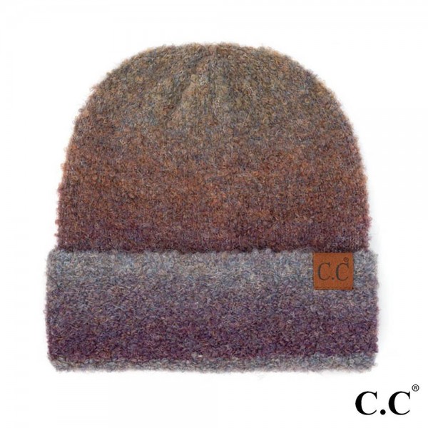 Wholesale c C HAT Recycled Yarn Beanie Fold Recycled Polyester Polyester Acrylic